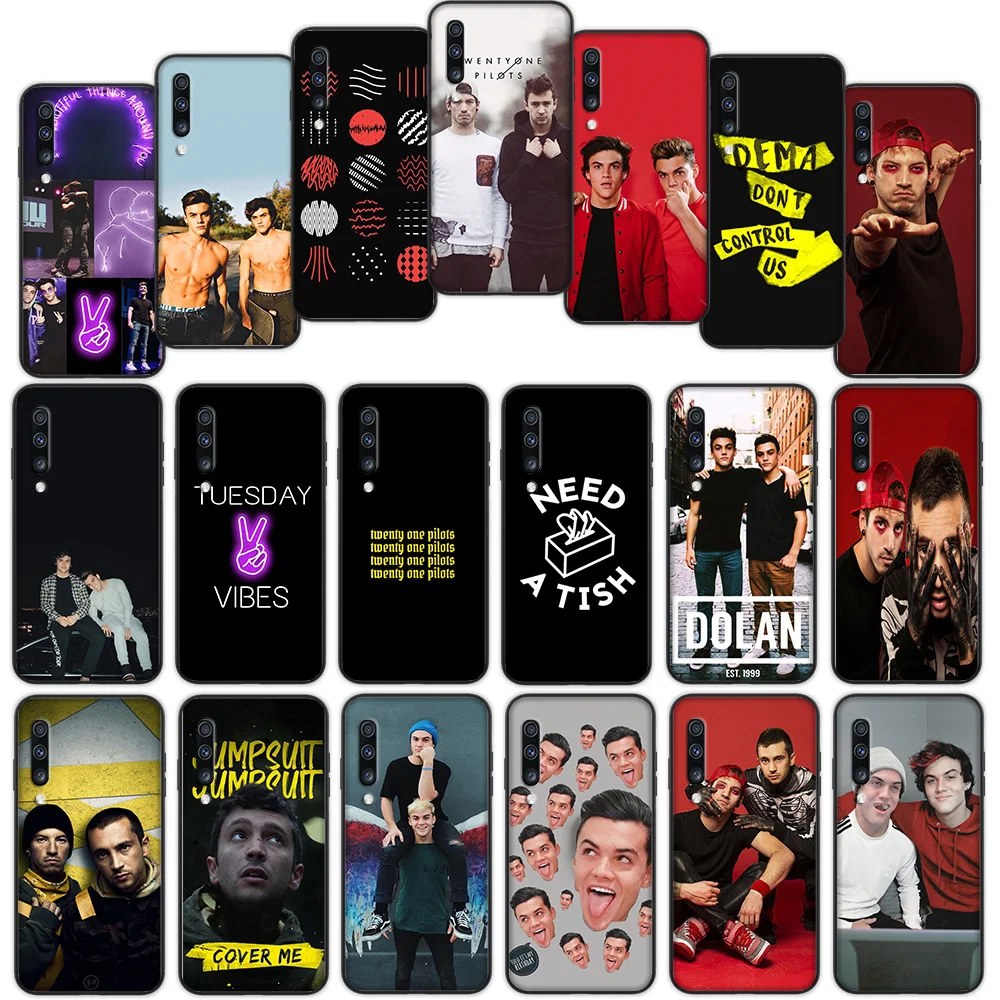 Мягкий чехол Dolan Twins Twenty One Pilots для Samsung Galaxy A11 A21 A21S A41 A51 A71 A81 A91 M11 M21 M31 M31S | Мобильные