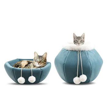 Pet Creative Cat's Nest Cat House Fish Basket Shape Two Use Function Folding Cat's Nest Ice Silk Removable
Pet Creative Cat's Nest Cat House Fish Basket Shape Two Use Function Folding Cat's Nest Ice Silk Removable