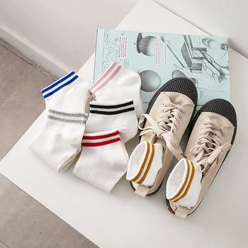 Dreamlikelin College Style Striped Stundents Ankle Socks Fashion White Cotton Female Socks Dropshipping
Dreamlikelin College Style Striped Stundents Ankle Socks Fashion White Cotton Female Socks Dropshipping