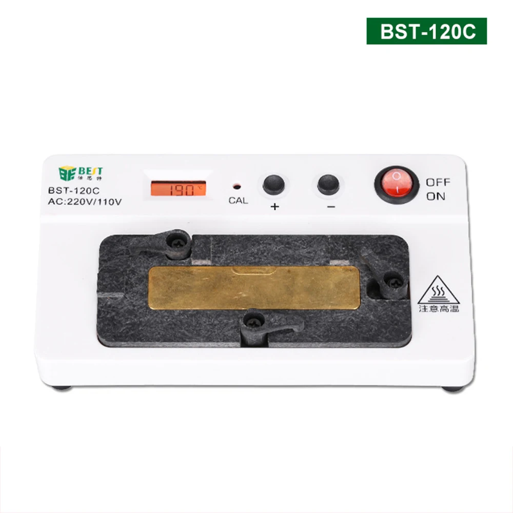 Mobile Phone Motherboard Mini Desoldering Platform Rapid Heating BST-120C Heating Station Welding Preheating Station
Mobile Phone Motherboard Mini Desoldering Platform Rapid Heating BST-120C Heating Station Welding Preheating Station