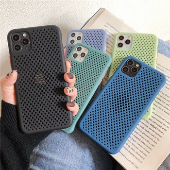 TPU Protective Cover For Apple iPhone 7 8 Plus XR Xs max 11 Pro Soft Case Hollow Breathable Hole Pattern with Heat Dissipation
TPU Protective Cover For Apple iPhone 7 8 Plus XR Xs max 11 Pro Soft Case Hollow Breathable Hole Pattern with Heat Dissipation