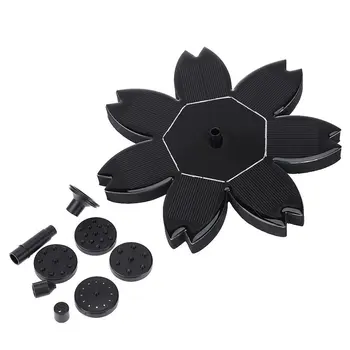 Seven-petal Solar Fountain Bird Bath Fountains Pump Power Outdoor Water Floating Pond Fountain Pump Garden Fountain
Seven-petal Solar Fountain Bird Bath Fountains Pump Power Outdoor Water Floating Pond Fountain Pump Garden Fountain