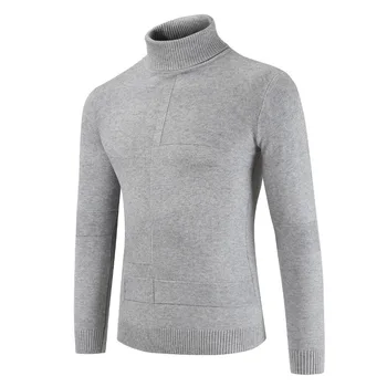 high collar Pure Korean sweater with men's and long sleeve bottom knitted sweater for autumn and winter
high collar Pure Korean sweater with men's and long sleeve bottom knitted sweater for autumn and winter