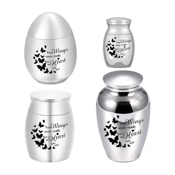 Small Cremation Urn for Pet Ashes Decorative Jar Mini Keepsake Urns for Human Ashes Stainless Steel Wings Memorial Ashes Holder
Small Cremation Urn for Pet Ashes Decorative Jar Mini Keepsake Urns for Human Ashes Stainless Steel Wings Memorial Ashes Holder