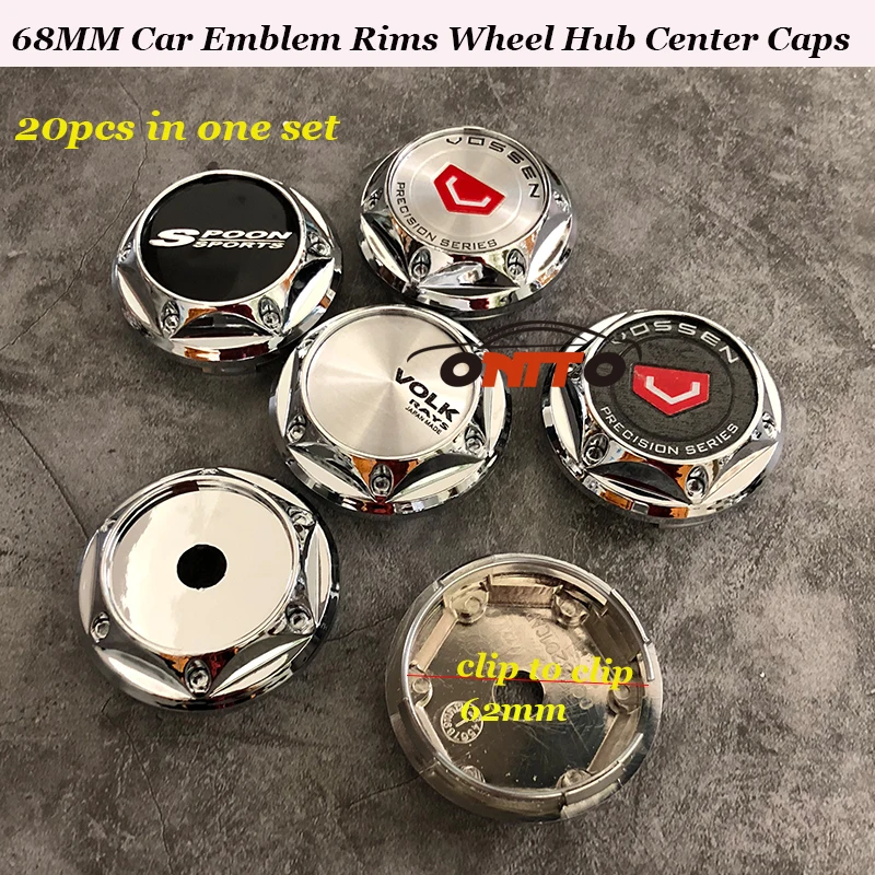 Auto Styling 20pcs/lot 68mm Car Emblem Badge Rims Wheel Covers For Vossen /Volk /Spoon Logo label Car Wheel Hub Center Caps
Auto Styling 20pcs/lot 68mm Car Emblem Badge Rims Wheel Covers For Vossen /Volk /Spoon Logo label Car Wheel Hub Center Caps