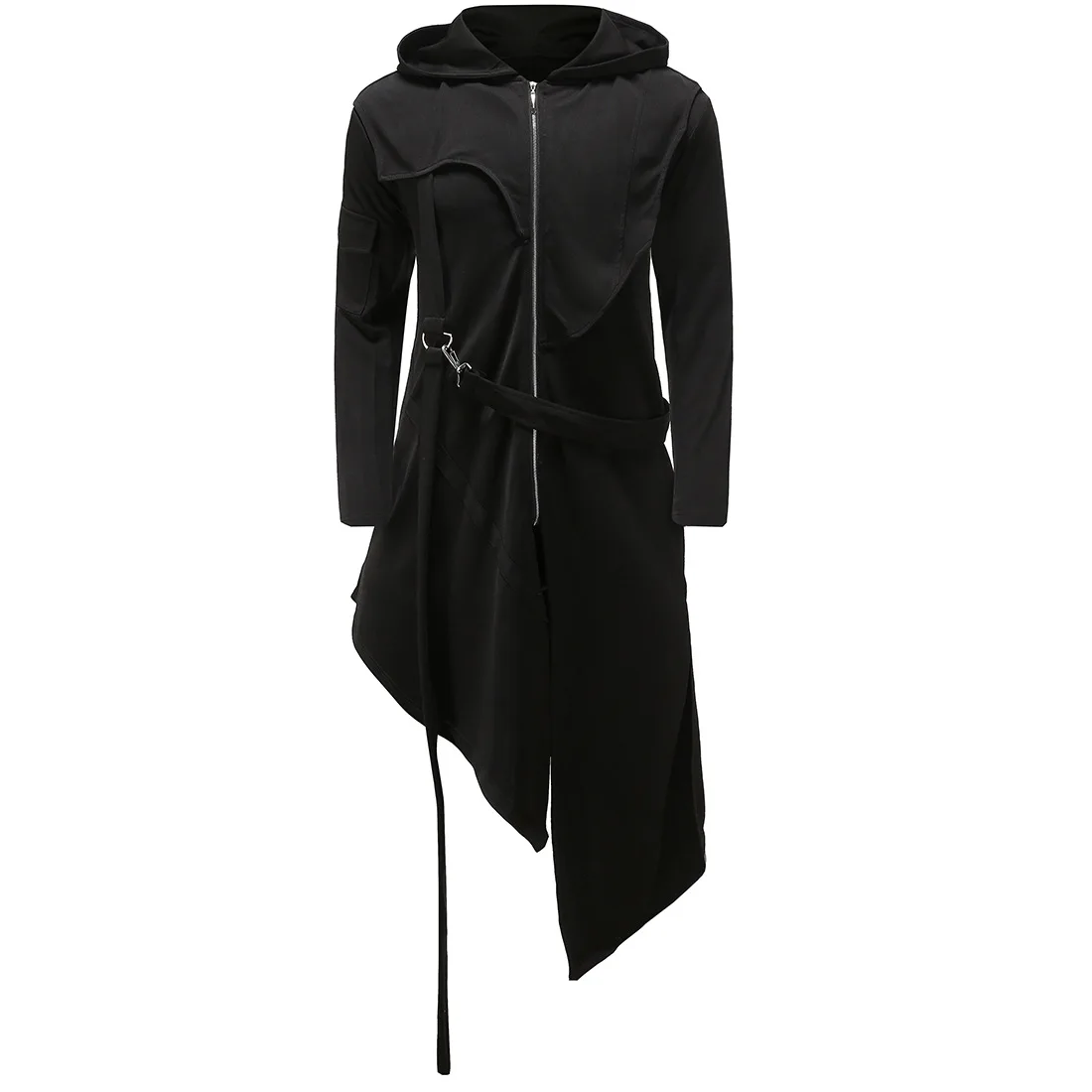 19 Autumn New Style Foreign Trade Ouma Mid-length Trench Coat Men Irregular Zipper Hooded Overcoat YF065
19 Autumn New Style Foreign Trade Ouma Mid-length Trench Coat Men Irregular Zipper Hooded Overcoat YF065