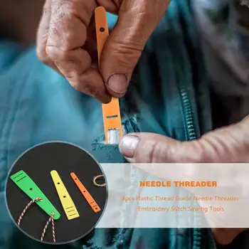 3Pcs Assorted Plastic Elastic Glides Guides Threaders Wear Elastic Band Tool DIY Clothing Needleworking Sewing Accessories
3Pcs Assorted Plastic Elastic Glides Guides Threaders Wear Elastic Band Tool DIY Clothing Needleworking Sewing Accessories