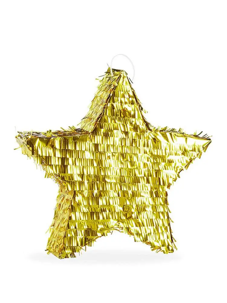 Golden Star Pinata Birthday Party Foil Decorative Props Supplise For ChrisMars Day Decor
Golden Star Pinata Birthday Party Foil Decorative Props Supplise For ChrisMars Day Decor