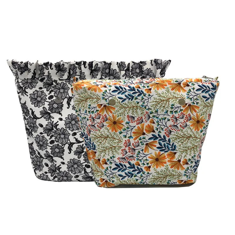 Floral Border Classic Mini Lining Colorful Print Inner Zipper Pocket For Obag insert waterproof coating O bag women bag
Floral Border Classic Mini Lining Colorful Print Inner Zipper Pocket For Obag insert waterproof coating O bag women bag
