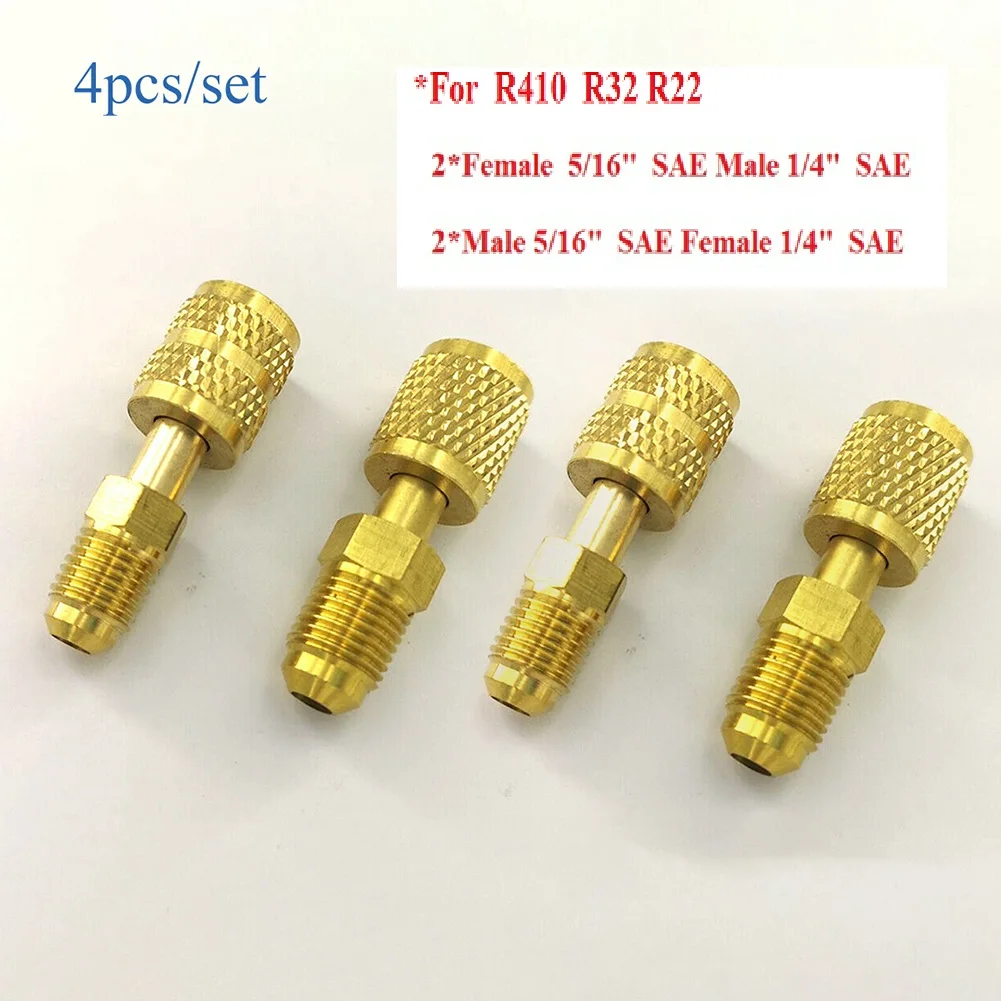 R410a Adapter 5/16 SAE F Quick Couplers To 1/4 SAE M Flare 5/16 SAE M To 1/4 SAE HVAC Refrigeration Gauges Probes
R410a Adapter 5/16 SAE F Quick Couplers To 1/4 SAE M Flare 5/16 SAE M To 1/4 SAE HVAC Refrigeration Gauges Probes