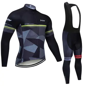 Newest Black and blue NW STEP Cycling Clothing Bike Jersey Mens Bicycle Clothes Autumn Team Cycling Jersey 9D Gel Bike Pants Set 
Newest Black and blue NW STEP Cycling Clothing Bike Jersey Mens Bicycle Clothes Autumn Team Cycling Jersey 9D Gel Bike Pants Set