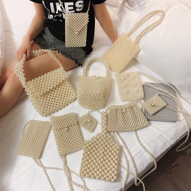 Entirely Handmade Weaving Beaded Bag Fashion 2019 New Style Fashion Shoulder Change Small Waist Pack Evening Bag Pearl Woven Bag
Entirely Handmade Weaving Beaded Bag Fashion 2019 New Style Fashion Shoulder Change Small Waist Pack Evening Bag Pearl Woven Bag
