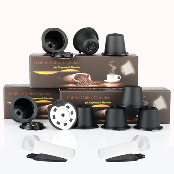 Crema Reusable Coffee Capsule Filters For Nespresso Filter Pod with Stainless Steel Mesh Refillable Kitchen Espresso Coffee Cup
Crema Reusable Coffee Capsule Filters For Nespresso Filter Pod with Stainless Steel Mesh Refillable Kitchen Espresso Coffee Cup