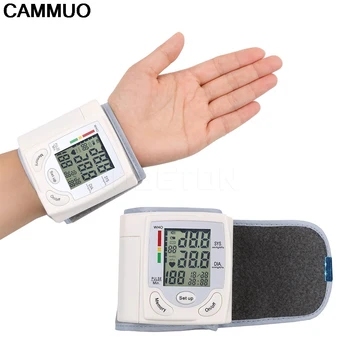 Protable Pressure Gauge Digital LCD Display Wrist Blood Pressure Monitor Device Heart Beat Rate Pulse Meter Measure Tonometer
Protable Pressure Gauge Digital LCD Display Wrist Blood Pressure Monitor Device Heart Beat Rate Pulse Meter Measure Tonometer