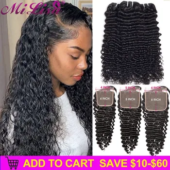 Deep Wave Bundle With Closure Human Hair Curly Mi Lisa Remy Brazilian Hair Bundle With Lace Closure And 4x4 Closure With Bundles
Deep Wave Bundle With Closure Human Hair Curly Mi Lisa Remy Brazilian Hair Bundle With Lace Closure And 4x4 Closure With Bundles