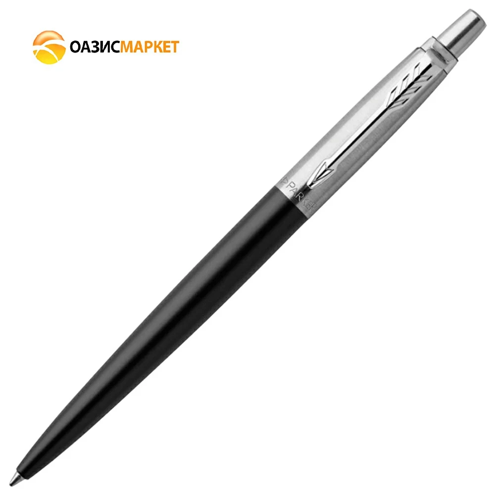 Ручка шариковая PARKER "Jotter Plastic CT" корпус черный детали из нержавеющей стали
