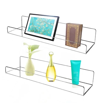 2Pack Floating Shelves Wall Mounted 15.7 inch Acrylic Bookshelf Wall Storage Ledge Shelves for Home Office, 4 inch Wide
2Pack Floating Shelves Wall Mounted 15.7 inch Acrylic Bookshelf Wall Storage Ledge Shelves for Home Office, 4 inch Wide