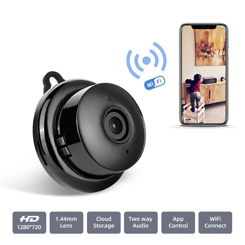 HD 1080P Mini Wifi Camera P2P IP Camera Infrared Night Vision Cam Security Home Surveillance Webcam Camera Baby Monitor
HD 1080P Mini Wifi Camera P2P IP Camera Infrared Night Vision Cam Security Home Surveillance Webcam Camera Baby Monitor
