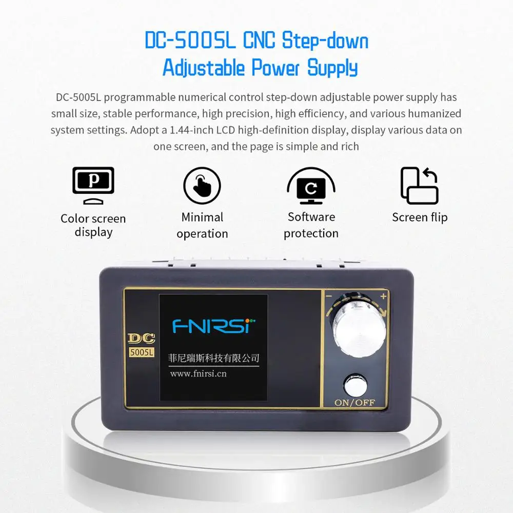 Digital Voltmeter Ammeter Wattmeter Constant Voltage Current Detector Programmable DP Buck Power Supply module 50V 5A 
Digital Voltmeter Ammeter Wattmeter Constant Voltage Current Detector Programmable DP Buck Power Supply module 50V 5A