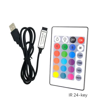 Led Controller 24 Keys LED IR RGB Controller LED Lights Controller Remote DC12V 6A For RGB 2835 3528 5050 LED Strip
Led Controller 24 Keys LED IR RGB Controller LED Lights Controller Remote DC12V 6A For RGB 2835 3528 5050 LED Strip