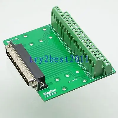 DHL/EMS 5 Sets*Adapter DB37 37pin plug pin D-SUB VGA signals Terminal Breakout Board 2 row -C1
DHL/EMS 5 Sets*Adapter DB37 37pin plug pin D-SUB VGA signals Terminal Breakout Board 2 row -C1