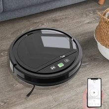 Robot Vacuum Cleaner APP Wifi Alexa Control 2500Pa Suction 90min Working Time 3C Li-Battery Low Noise Brushless Motor For Hair
Robot Vacuum Cleaner APP Wifi Alexa Control 2500Pa Suction 90min Working Time 3C Li-Battery Low Noise Brushless Motor For Hair