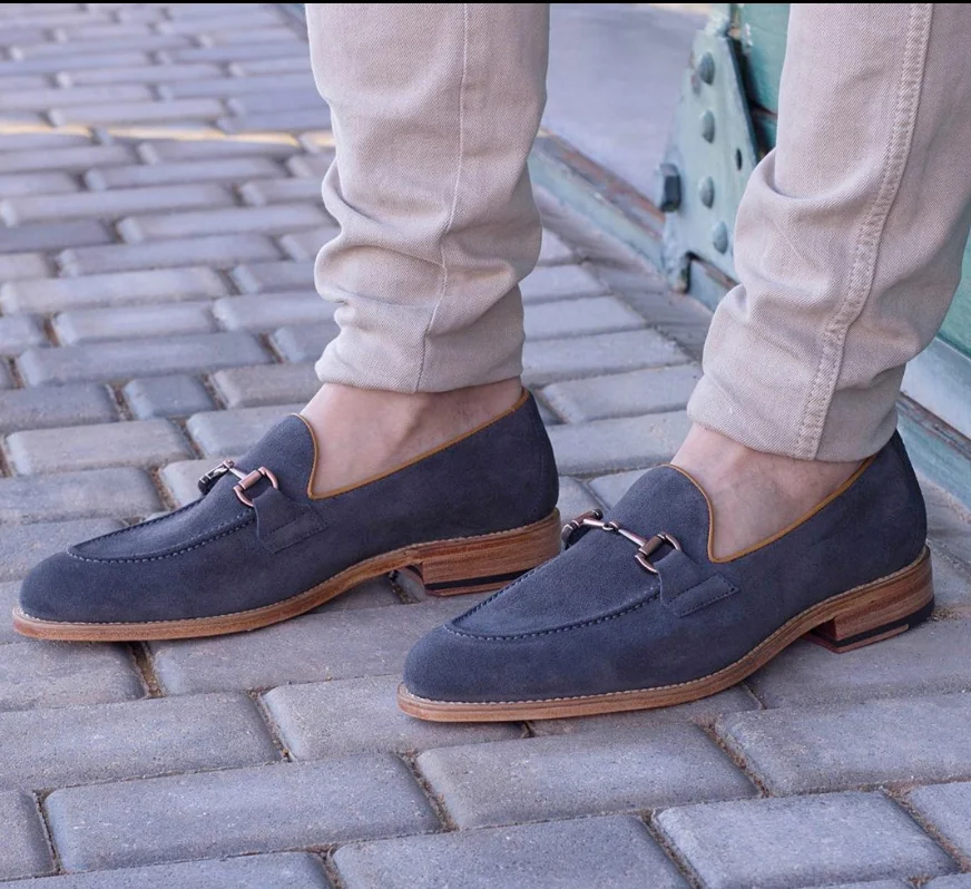 Men's Shoes Fashionable Suede Leather Buckle Shoes Handmade Casual Formal Stylish Spring Loafers Shoes Zapatos De Hombre 4M918
Men's Shoes Fashionable Suede Leather Buckle Shoes Handmade Casual Formal Stylish Spring Loafers Shoes Zapatos De Hombre 4M918