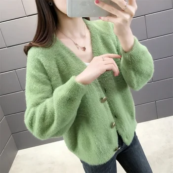 2019 New Autumn And Winter Mink Like Knitted Raglan Loose Women's Cardigan 49 -- Middle Shelf Of Row 6-7 On The Second Floor
2019 New Autumn And Winter Mink Like Knitted Raglan Loose Women's Cardigan 49 -- Middle Shelf Of Row 6-7 On The Second Floor