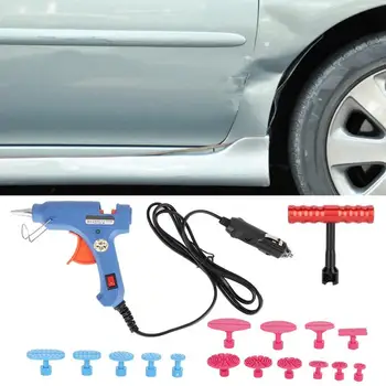 Paint Dent Repair Tool 32Pcs/Set 12V Glue Gun T Bar Hammer Removal Kit Car Body Dent Repair Puller Lifter Tools Car Repair
Paint Dent Repair Tool 32Pcs/Set 12V Glue Gun T Bar Hammer Removal Kit Car Body Dent Repair Puller Lifter Tools Car Repair