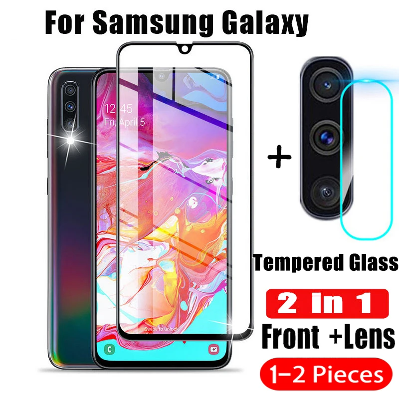 2/1 шт. Защитное стекло для Samsung Galaxy A10 A20 A30 A50 A70 A7 A8 A9 Plus 2018|Защитные стёкла и плёнки| |