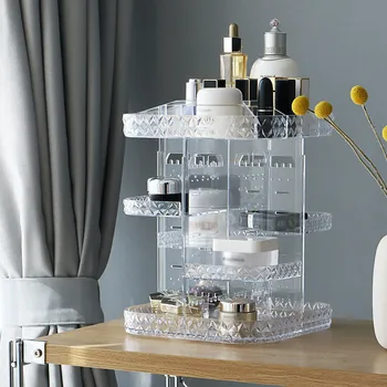 Beauty Box 360 Degree Rotation Transparent Acrylic Cosmetics Storage Box Fashion Spin Multi-function Detachable Makeup Organizer
Beauty Box 360 Degree Rotation Transparent Acrylic Cosmetics Storage Box Fashion Spin Multi-function Detachable Makeup Organizer