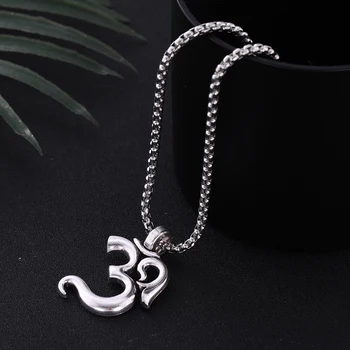 EUEAVAN 10pcs/lot Wholesale Yoga Om Indian Pendant Necklace Stainless Steel Mandala Chain Necklaces Vintage Jewelry for Men
EUEAVAN 10pcs/lot Wholesale Yoga Om Indian Pendant Necklace Stainless Steel Mandala Chain Necklaces Vintage Jewelry for Men