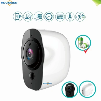 Battery Camera IP wifi Wireless Camera Low Power Consumption 2 way audio Mini Size Real Plug and Play CCTV Security Camera