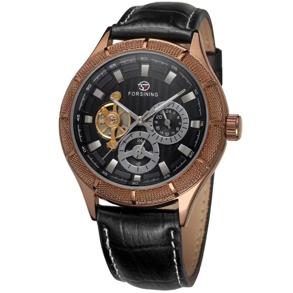 Automatic Machine Movement forsining Retro Fashion Casual Tourbillon Fully Automatic Analog Watch
Automatic Machine Movement forsining Retro Fashion Casual Tourbillon Fully Automatic Analog Watch