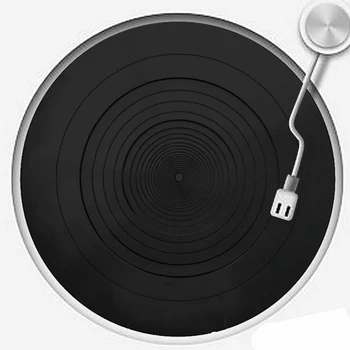LP Player Silicone Flat Phonograph Round Disc Record Pad Revolving Anti-vibration Turntable Ultra Thin Anti Static Reduce Shock
LP Player Silicone Flat Phonograph Round Disc Record Pad Revolving Anti-vibration Turntable Ultra Thin Anti Static Reduce Shock