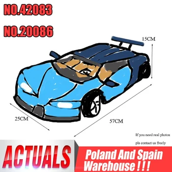 DHL 20086 Technic Car Compatible With 42083 Bugattis Chiron Car Model Toys Building Blocks Bricks Kids Christmas Gifts 05041
DHL 20086 Technic Car Compatible With 42083 Bugattis Chiron Car Model Toys Building Blocks Bricks Kids Christmas Gifts 05041