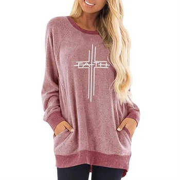 For Women Faith Letters Print Round Neck Contrast Pocket Hoodies Sweatshirt Femmes Women Sweatshirts Frauen Pattern Hoody
For Women Faith Letters Print Round Neck Contrast Pocket Hoodies Sweatshirt Femmes Women Sweatshirts Frauen Pattern Hoody
