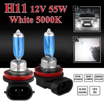 2x H11 12V 55W Xenon White 5000k Halogen Blue Car Headlight Lamp Globes Bulb HID
2x H11 12V 55W Xenon White 5000k Halogen Blue Car Headlight Lamp Globes Bulb HID