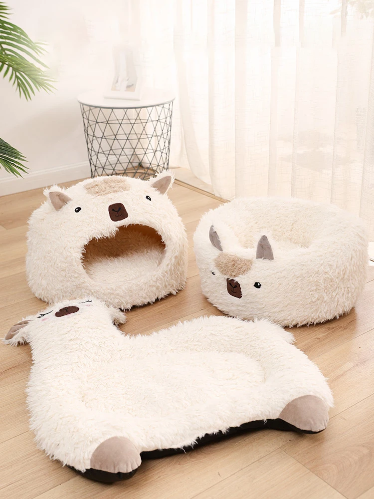 Cat Bed Alpaca Shape Pet Winter Cute Warm Cushion Small Dog Sleeping Mat Kennel Cat Litter
Cat Bed Alpaca Shape Pet Winter Cute Warm Cushion Small Dog Sleeping Mat Kennel Cat Litter