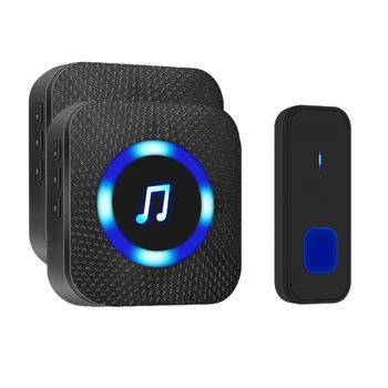 Led Flash Doorbell 300 Meters Ultra Long Distance Remote Control Distance Music Doorbell Waterproof Transmitter US PLUG
Led Flash Doorbell 300 Meters Ultra Long Distance Remote Control Distance Music Doorbell Waterproof Transmitter US PLUG