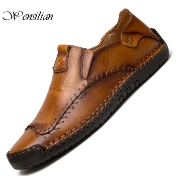 Genuine Leather Men Casual Shoes Luxury Mens Loafers Breathable Slip on Driving Shoes Black Sneakers Formal Shoes Moccasins 2020
Genuine Leather Men Casual Shoes Luxury Mens Loafers Breathable Slip on Driving Shoes Black Sneakers Formal Shoes Moccasins 2020