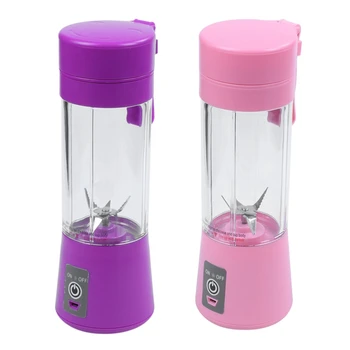 2 Pcs USB Juicer Cup, Mobile Juice Mixer, Household Fruit Mixer, 400Ml Fruit Blending Machine - Pink & Purple
2 Pcs USB Juicer Cup, Mobile Juice Mixer, Household Fruit Mixer, 400Ml Fruit Blending Machine - Pink & Purple
