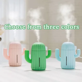 340ml Air Humidifier Cactus Timing Aromatherapy Diffuser Mist Maker Fogger Mini Diffuser With Night Light for Home USB
340ml Air Humidifier Cactus Timing Aromatherapy Diffuser Mist Maker Fogger Mini Diffuser With Night Light for Home USB