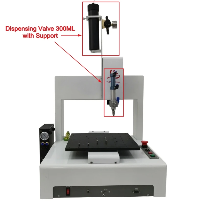 Dispensing valve 300ML of LY 221/221A/331/331A automatic glue dispenser 3 axis