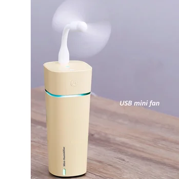KEBEIER 240ML Air Humidifier Essential Oil Diffuser with USB Fan Aroma Lamp Aromatherapy 3 in 1 Mini USB Cup Shape Humidifier
KEBEIER 240ML Air Humidifier Essential Oil Diffuser with USB Fan Aroma Lamp Aromatherapy 3 in 1 Mini USB Cup Shape Humidifier