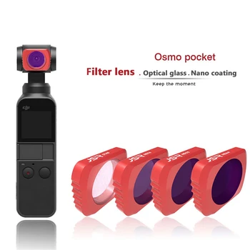 for Osmo pocket Filter UV CPL ND4/8/16/32/64 Star Camera Lens Filters for DJI OSMO POCKET Camera Lens Filter Accessories
for Osmo pocket Filter UV CPL ND4/8/16/32/64 Star Camera Lens Filters for DJI OSMO POCKET Camera Lens Filter Accessories