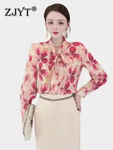 2022 Spring Fashion Bow Collar Floral Print Women Blouse Lolita Elegant Long Sleeve Casual Office Shirts Female Tops Blusas
2022 Spring Fashion Bow Collar Floral Print Women Blouse Lolita Elegant Long Sleeve Casual Office Shirts Female Tops Blusas