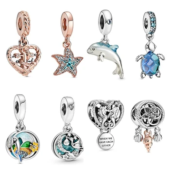 YinDX NEW 925 sterling silver charm summer ocean series and Brazilian beach shell conch suitable for original female bracelet
YinDX NEW 925 sterling silver charm summer ocean series and Brazilian beach shell conch suitable for original female bracelet