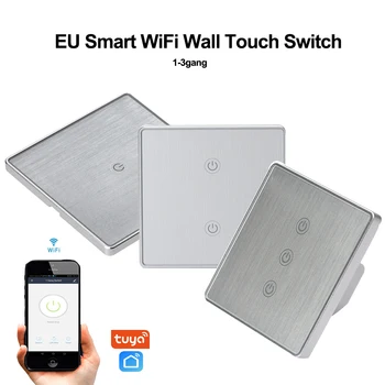 WiFi Smart Wall Touch Switch for Tuya eWeLink Smart App Wireless Remote Control Vioce Control Via Alexa Echo Google Home
WiFi Smart Wall Touch Switch for Tuya eWeLink Smart App Wireless Remote Control Vioce Control Via Alexa Echo Google Home