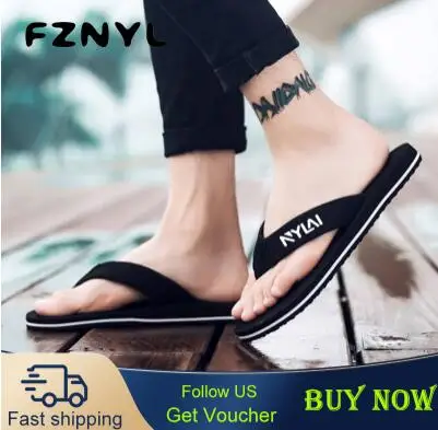 FZNYL Fashion Slippers Man Non-slip Rubber Outsoles Summer Flip Flops Beach Sandals 2020 Indoor Home Shoes Men Big Size 46 49
FZNYL Fashion Slippers Man Non-slip Rubber Outsoles Summer Flip Flops Beach Sandals 2020 Indoor Home Shoes Men Big Size 46 49